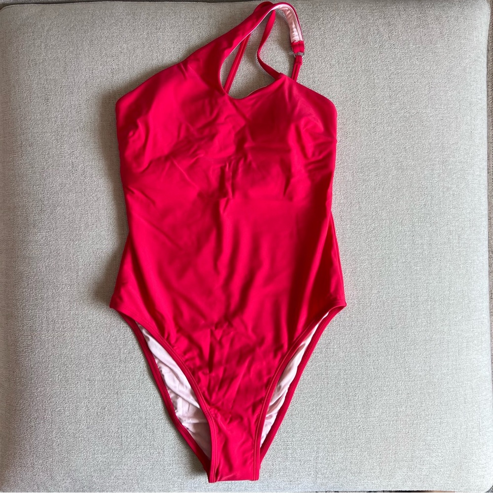 Cupshe Red Convertable One Piece Swimsuit Sleek Design
